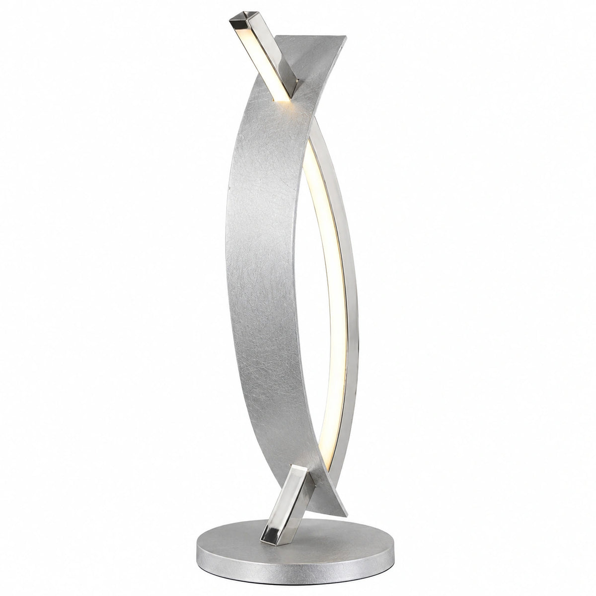 Lampada da tavolo LED dimmerabile (Moderno) colore Argento, in Metallo ad es. Soggiorno & Sala pranzo lampadina inclusa lampada