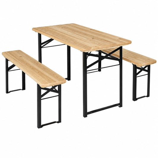 Tavolo in Legno Naturale, Tavolo 70 × 220 cm
